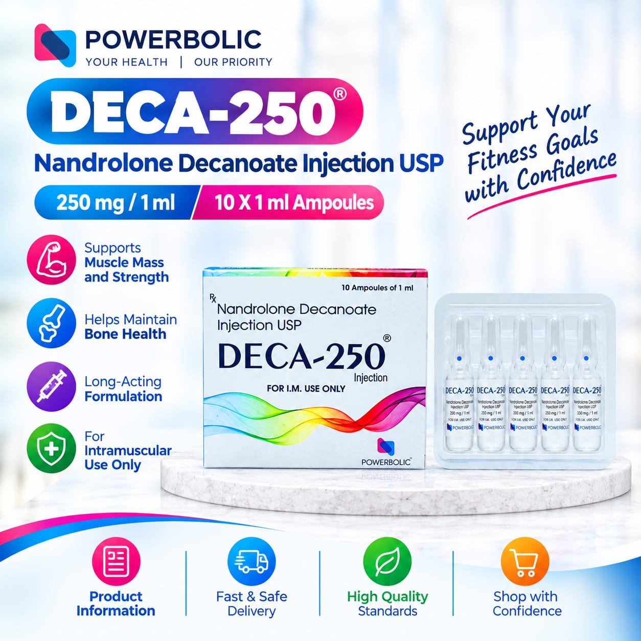 DECA 250 1ML AMP