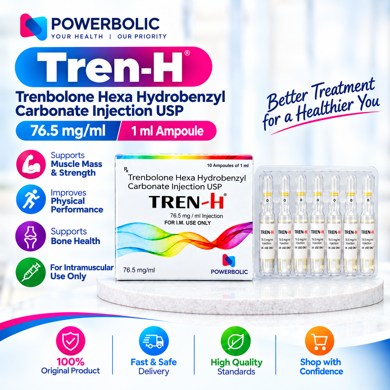 TREN-H 76.5 MG 1ML AMP