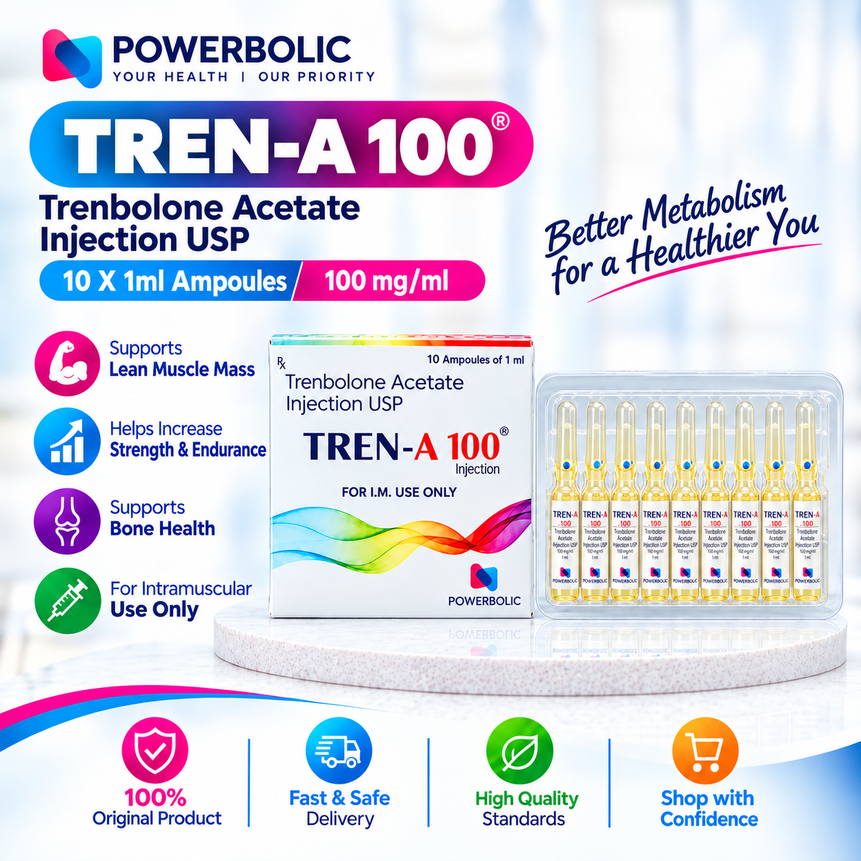 TREN-A 100 MG 1ML AMP