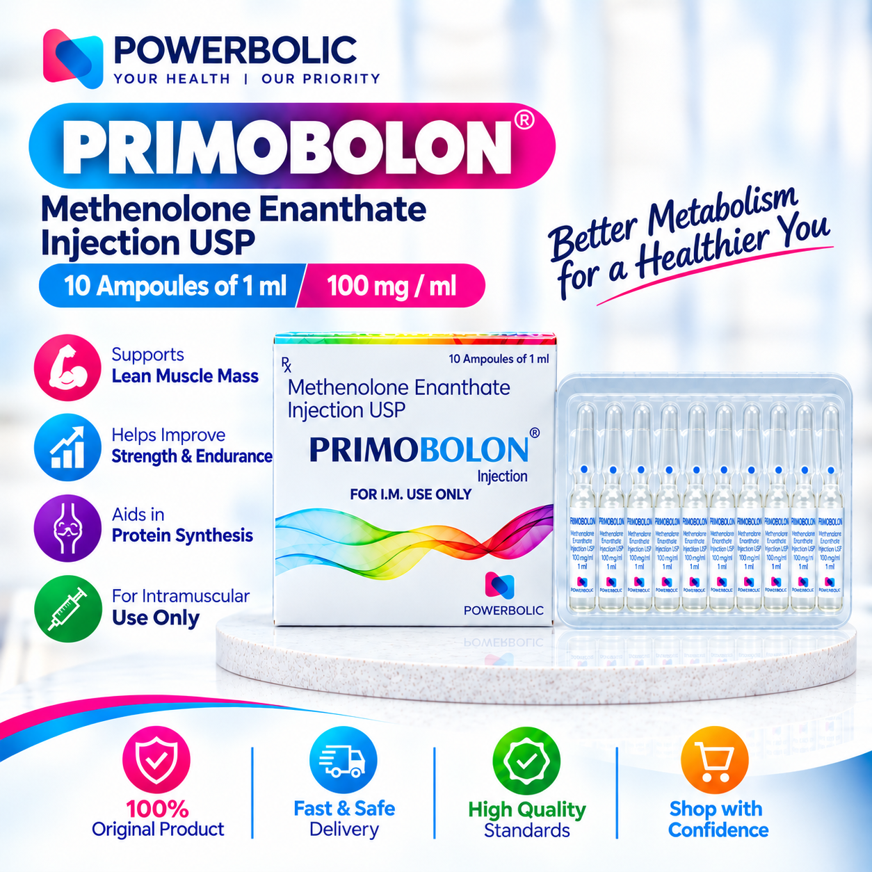 PRIMOBOLON 100 MG 1ML AMP