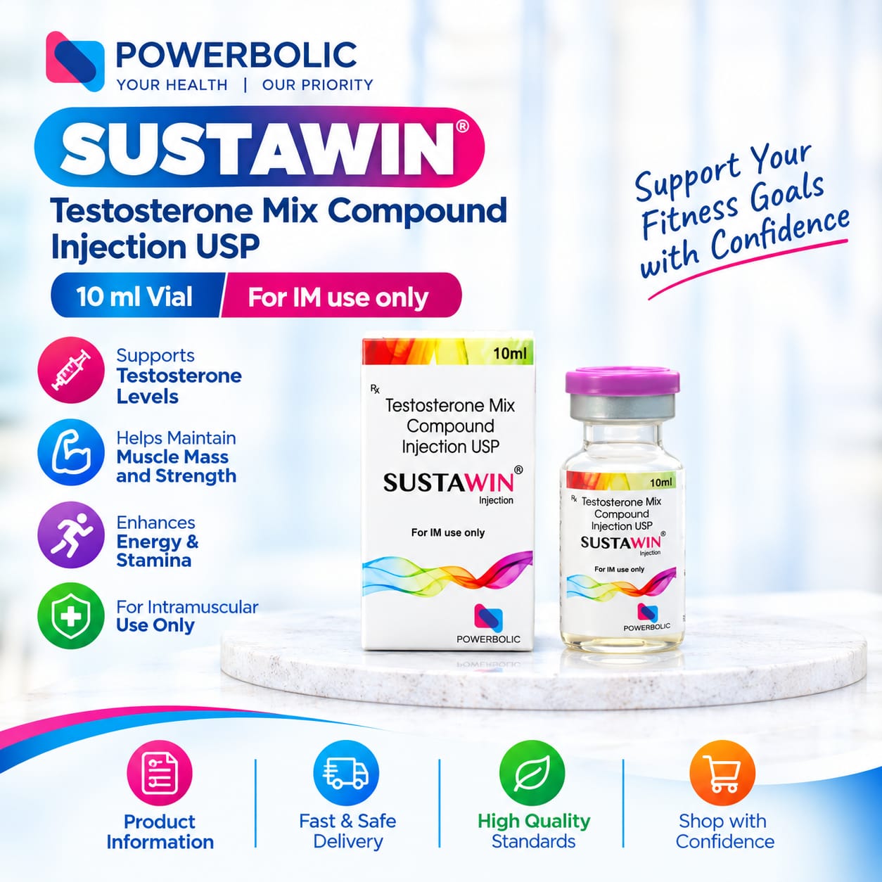 SUSTAWIN 250 MG 10 ML VIAL