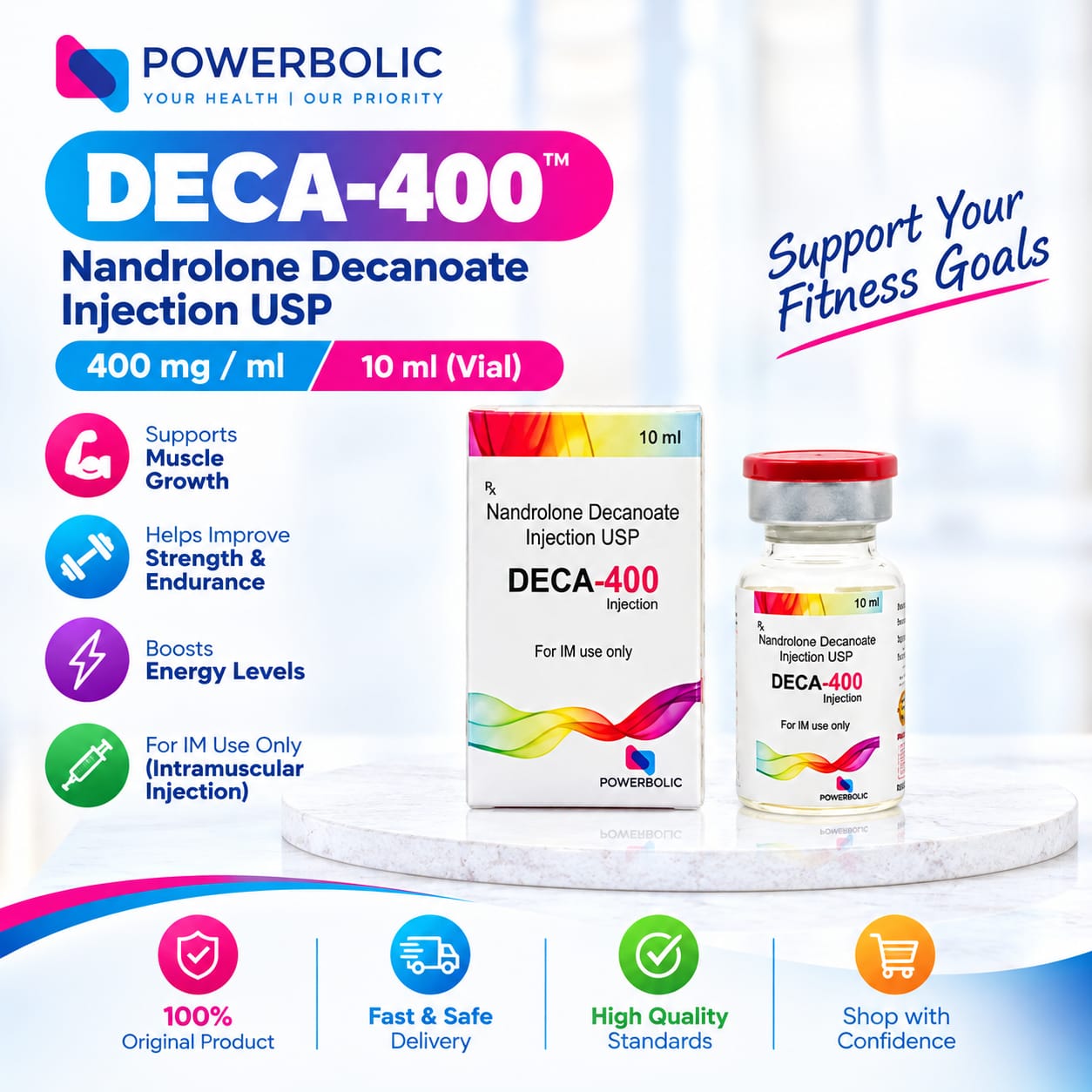 DECA 400 MG 10 ML VIAL