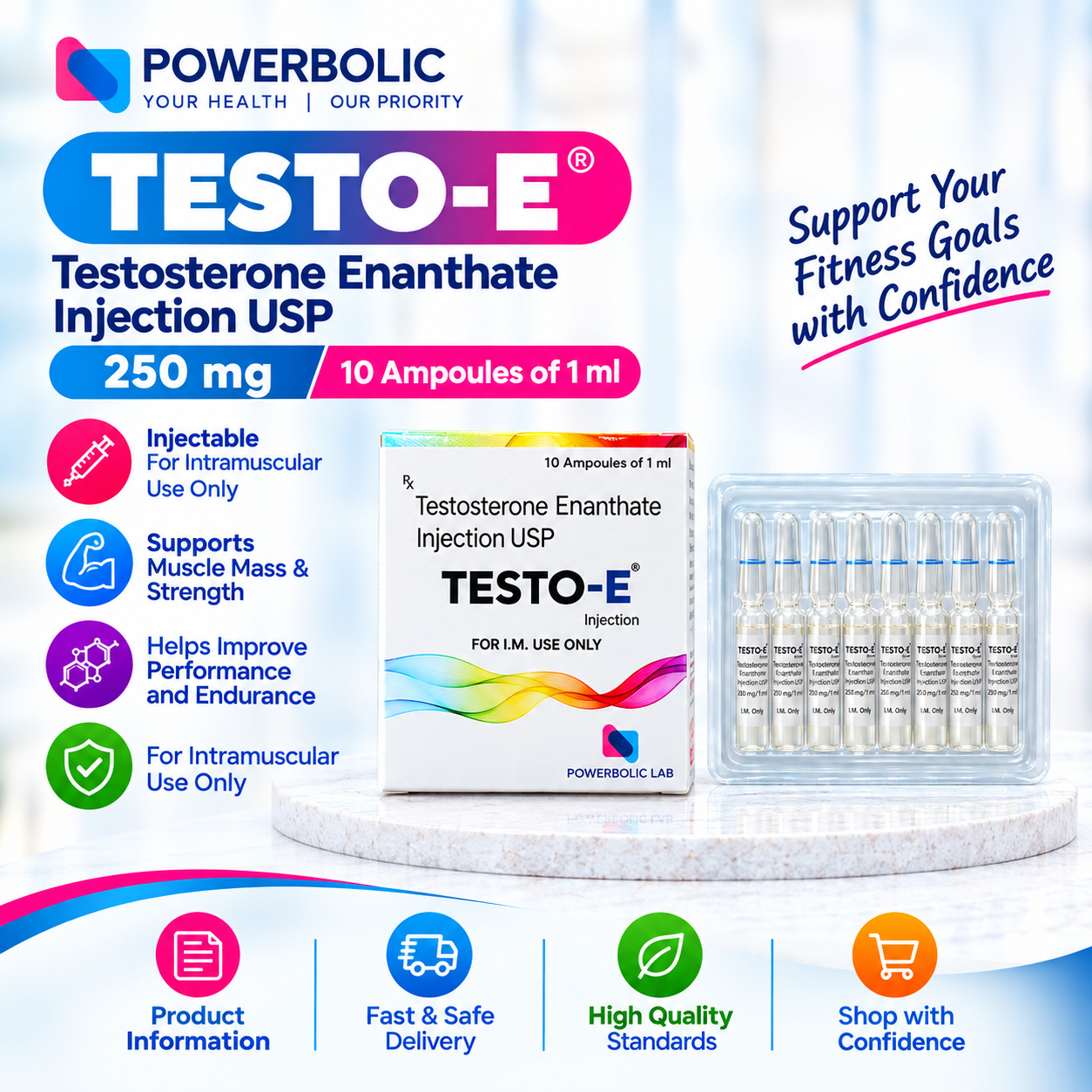 TESTO E 250 MG 1ML AMP