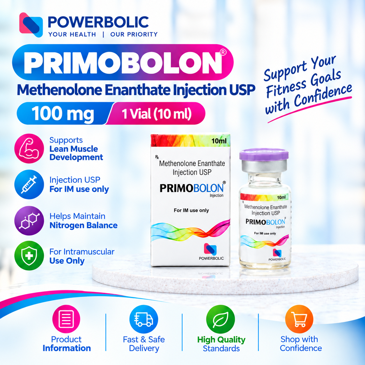 PRIMOBOLON 100 MG 10 ML VIAL